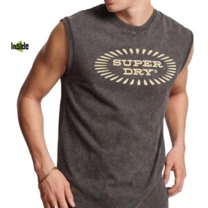 Camiseta Superdry manga sisa